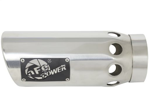 Kuva: aFe Power Intercooled Tip Stainless Steel - Polished 4in In x 5in Out x 12in L Clamp On