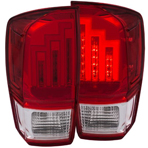 Kuva: ANZO 2016 - 2017 Toyota Tacoma LED Taillights RedClear