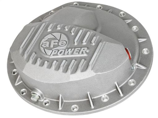 Kuva: aFe Power Rear Differential Cover Raw wMachined Fins Street Ser. 16 - 17 Nissan Titan XD (AAM 9.5 - 14)