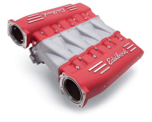 Kuva: Edelbrock Manifold Chevy Ls LS3 Cross Ram w Red Plenums