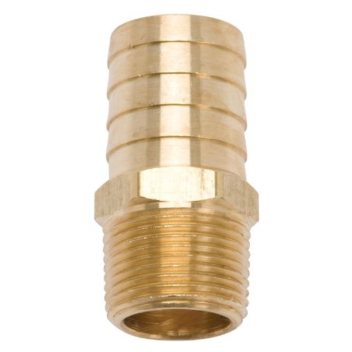 Kuva: Edelbrock Fitting Brass Hose 1 00In Hose I D X 34 - 14 Pipe for Sb - Chrys Manifolds