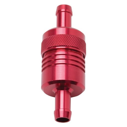 Kuva: Edelbrock Fuel Filter Aluminum 3In X 01 18In 38In InletOutlet Red