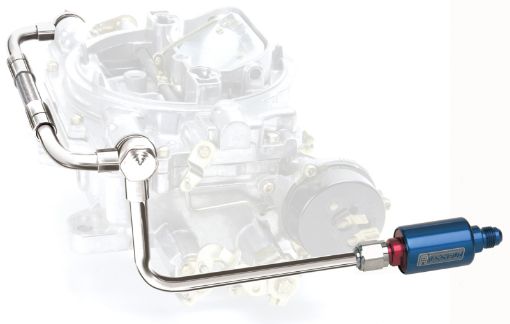 Kuva: Edelbrock Dual Feed LineThunder Series Carb w Fuel Filter