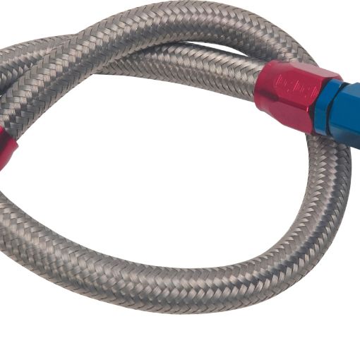 Kuva: Edelbrock Fuel Line Braided Stainless for SBC ( Use w 8134 )