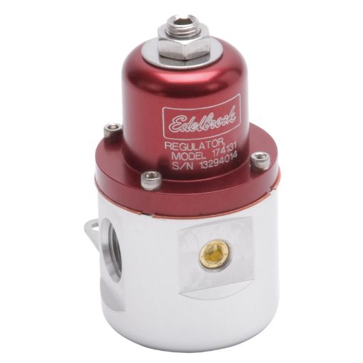 Kuva: Edelbrock Fuel Pressure Regulator Carbureted 160 GPH 5 - 10 PSI 38In InOut 38In Return RedClear