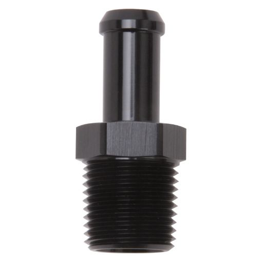 Kuva: Edelbrock Hose End Straight 12In NPT to 12In Barb Black Anodize