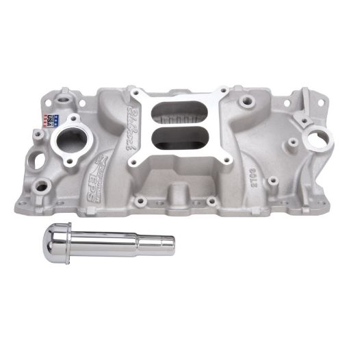 Kuva: Edelbrock Intake Manifold Performer Eps w Oil Fill Tube And Breather for Small - Block Chevy