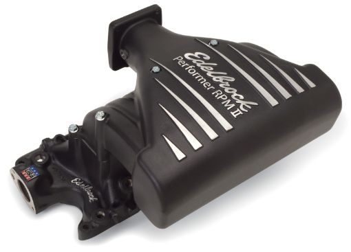 Kuva: Edelbrock Intake Manifold Ford Mustang 5 0L Performer RPM II Manifold Black Finish