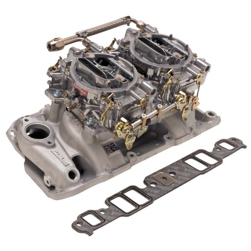 Kuva: Edelbrock Performer RPM Dual - Quad Kit for 1986 And Prior SB - Chevy