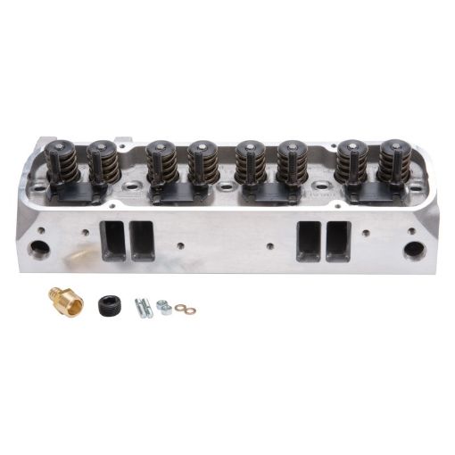 Kuva: Edelbrock Cylinder Head Pontiac Performer RPM 72cc for Hydraulic Roller Cam Complete (Ea)