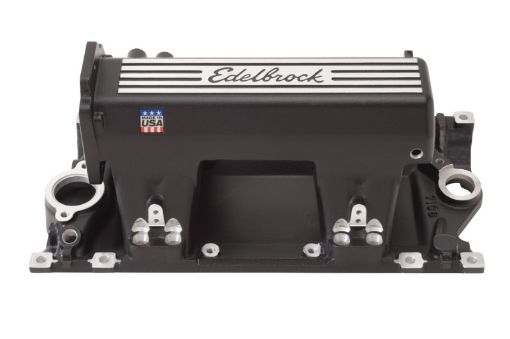 Kuva: Edelbrock Manifold EFI Pro - Flo XT SB Chevy EtecVortec Heads w Black Finish