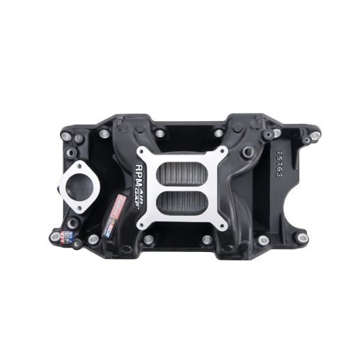 Kuva: Edelbrock Intake Manifold RPM Air - Gap Small - Block Chrysler 340 - 360 Black