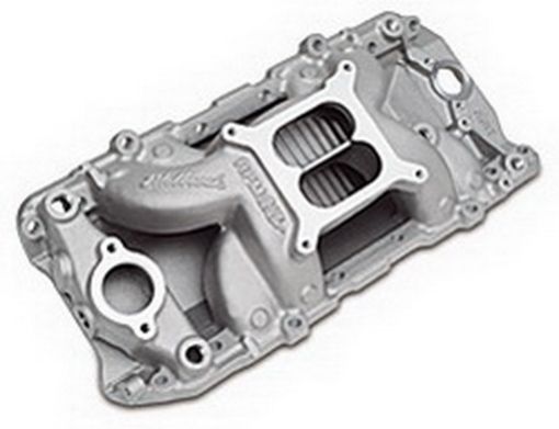 Kuva: Edelbrock Polished BB Chevy O - Port RPM Air - Gap Manifold