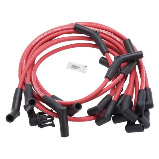 Kuva: Edelbrock Spark Plug Wire Set SBF 83 - 96 50 Ohm Resistance Red Wire (Set of 10)