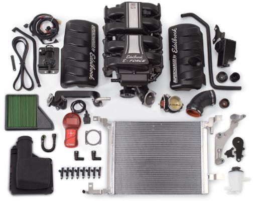 Kuva: Edelbrock Supercharger Stage 1 - Street Kit 2010 - 2010 Ford Mustang 4 6L 3V w Tuner