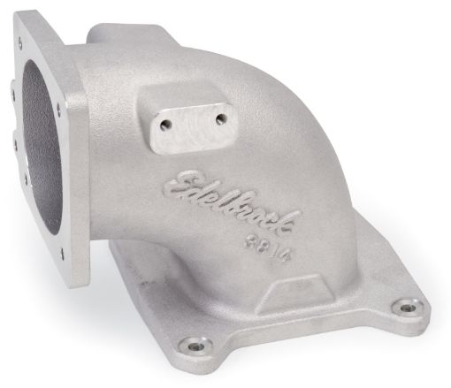 Kuva: Edelbrock EFI Intake Elbow Universal 100 Deg 95mm T B to 4500 Dominator Flange Tall Profile