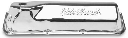 Kuva: Edelbrock Valve Cover Signature Series Ford 351M - 400 - 351C CI V8 Chrome