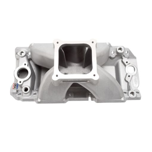 Kuva: Edelbrock Manifold Chevy BB 9 8 Deck (Short) Super Victor 565 Thick Flange Rect Port Heads