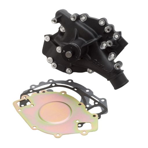 Kuva: Edelbrock Water Pump High Performance Ford 1970 - 92 429460 CI V8 Standard Length Black Finish