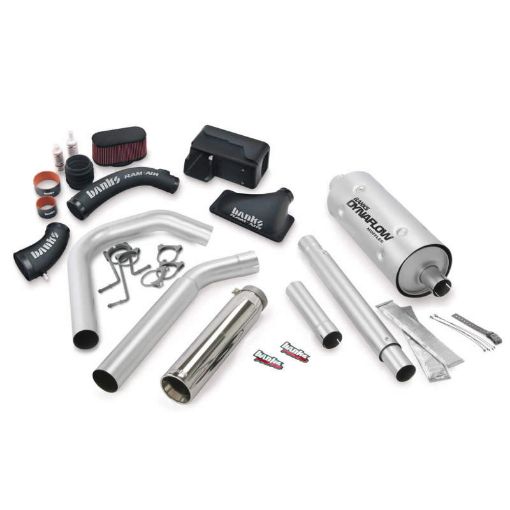 Kuva: Banks Power 16 - 17 Ford 6.8L MH - A Stinger Bundle - SS Single Exhaust Left Exit w Chrome Tip