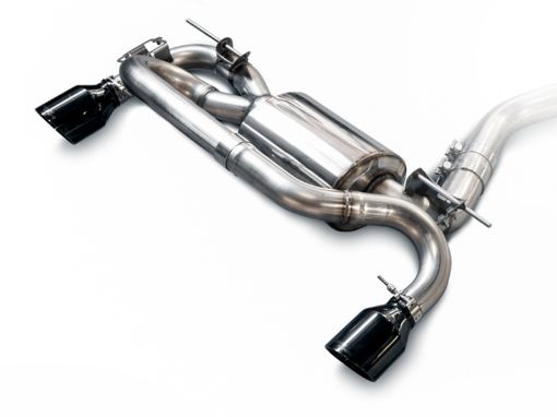 Kuva: AWE Tuning BMW F22 M235i M240i Touring Edition Axle - Back Exhaust - Diamond Black Tips (102mm)