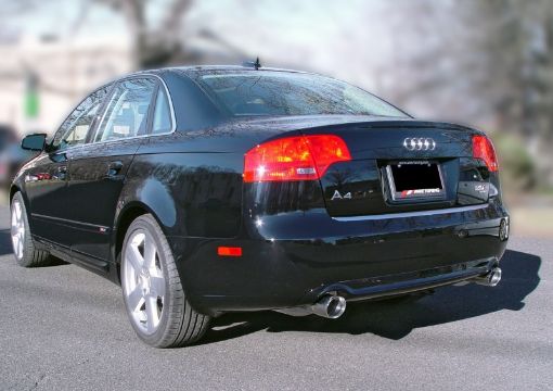 Kuva: AWE Tuning Audi B7 A4 3.2L Touring Edition Dual Tip Exhaust - Diamond Black Tips