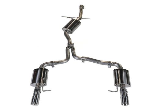 Kuva: AWE Tuning Audi B8 A4 Touring Edition Exhaust - Dual Outlet Polished Silver Tips