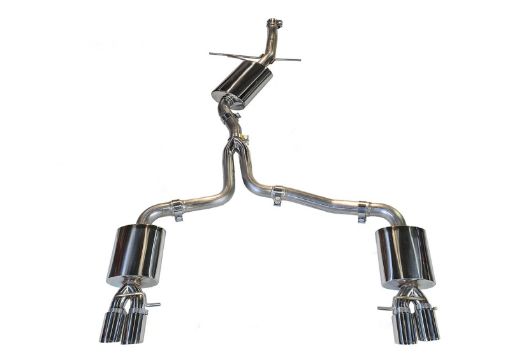 Kuva: AWE Tuning Audi B8 A5 2.0T Touring Edition Exhaust - Quad Outlet Polished Silver Tips