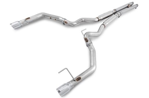 Kuva: AWE Tuning S550 Mustang GT Cat - back Exhaust - Track Edition (Chrome Silver Tips)