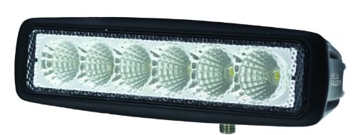 Kuva: Hella Value Fit Mini 6in LED Light Bar - Flood Beam Pedestal