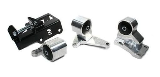 Kuva: Innovative 92 - 95 Civic H - Series Black Aluminum Mounts Solid Bushings