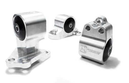 Kuva: Innovative 92 - 95 Civic BD Series Black Aluminum Mounts Solid Bushings (Auto to Manual Hydro 3 Bolt)