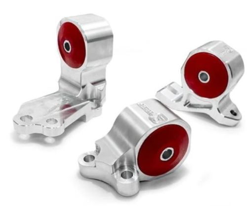 Kuva: Innovative 88 - 91 Civic B - Series Black Aluminum Mounts Solid Bushings (Cable to Hydro Conversion)