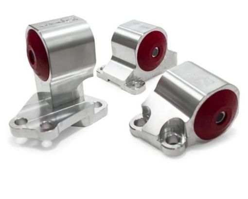 Kuva: Innovative 92 - 95 Civic BD Series Black Aluminum Mounts Solid Bushings (Auto to Manual Hydro 2 Bolt)