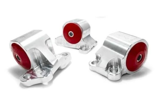 Kuva: Innovative 92 - 95 Civic BD Series Silver Aluminum Mounts Solid Bushings (2 Bolt)