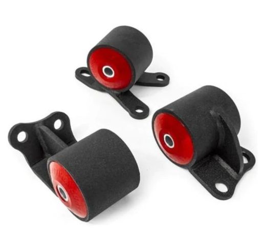 Kuva: Innovative 92 - 95 Civic BD Series Black Steel Mounts 60A Bushings (Auto Chassis Auto Trans)