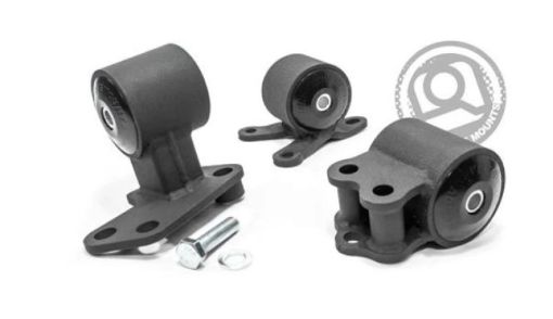 Kuva: Innovative 92 - 95 Civic BD Series Black Steel Mounts 60A Bushings (Auto to Manual Hydro 3 Bolt)