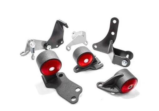 Kuva: Innovative 88 - 91 Civic D - Series Black Steel Mounts 60A Bushings (Pre 92 Engine Hydro)