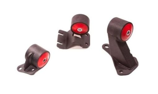 Kuva: Innovative 90 - 93 Integra B - Series Black Steel Mounts 60A Bushings (Auto to Manual Hydro)