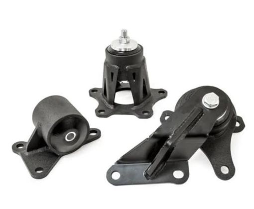 Kuva: Innovative 98 - 02 Accord H - Series Black Steel Mounts 75A Bushings (Auto Chassis Auto Trans)