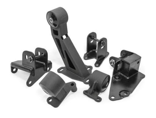 Kuva: Innovative 96 - 00 Civic J - Series Black Steel Mounts 75A Bushings (EGDC Subframe)