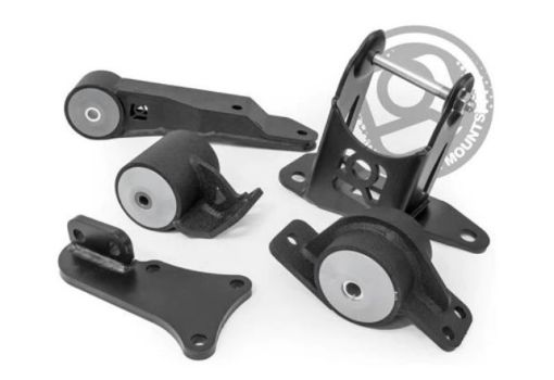 Kuva: Innovative 00 - 07 Honda Insight K - Series Black Steel Mounts 75A Bushings (K24 Engine and K20 Trans)