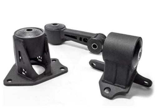 Kuva: Innovative 09 - 13 Honda FITJAZZ L - Series Black Steel Mounts 85A Bushings