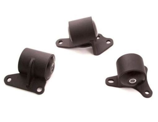 Kuva: Innovative 92 - 96 Prelude F - SeriesH - Series Black Steel Mounts 85A Bushings (Auto ChassisTrans)