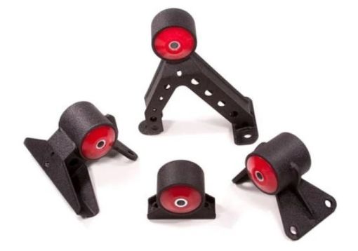 Kuva: Innovative 07 - 13 Mitsubishi Evolution 4B11T Black Steel Mounts 85A Bushings