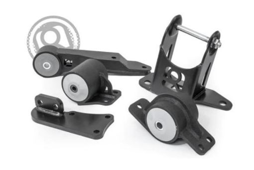 Kuva: Innovative 00 - 07 Honda Insight K - Series Black Steel Mounts 85A Bushings (K20 Engine and Trans)