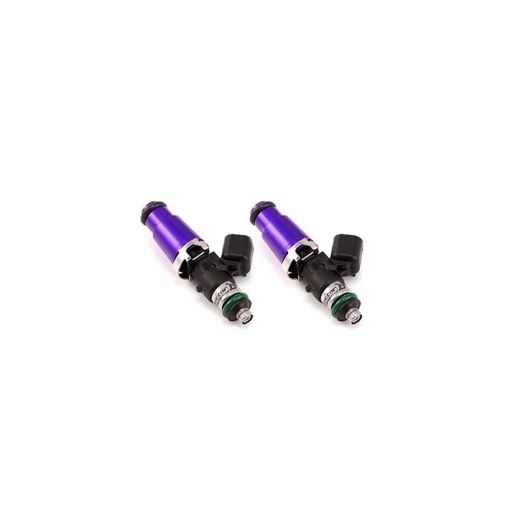 Kuva: Injector Dynamics ID1050X Injectors - 60mm Length - 14mm Purple Top - 14mm Lower O - Ring (Set of 2)