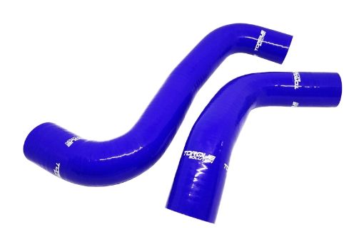 Kuva: Torque Solution 08 - 14 Subaru WRX 08 - 18 STI 09 - 13 Forester XT Silicone Radiator Hose Kit - Blue