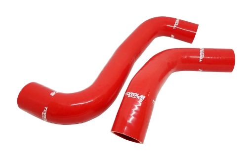 Kuva: Torque Solution 08 - 14 Subaru WRX 08 - 18 STI 09 - 13 Forester XT Silicone Radiator Hose Kit - Red