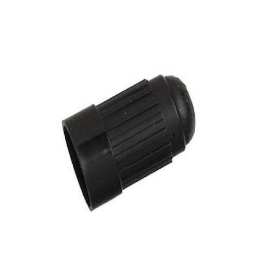 Kuva: Schrader TPMS Plastic Black Sealing Snap - In Valve Cap - 100 Pack